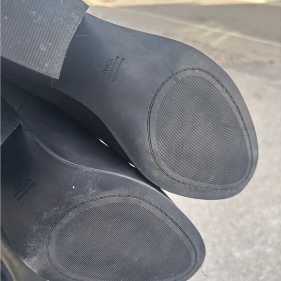 Toms Everly Boots - Black Oiled Nubuck Fit 8.5W - Picture 7 of 10